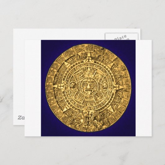 マヤ暦 ポストカード (正面/裏面)