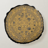 マヤ暦 ラウンドクッション (裏面)