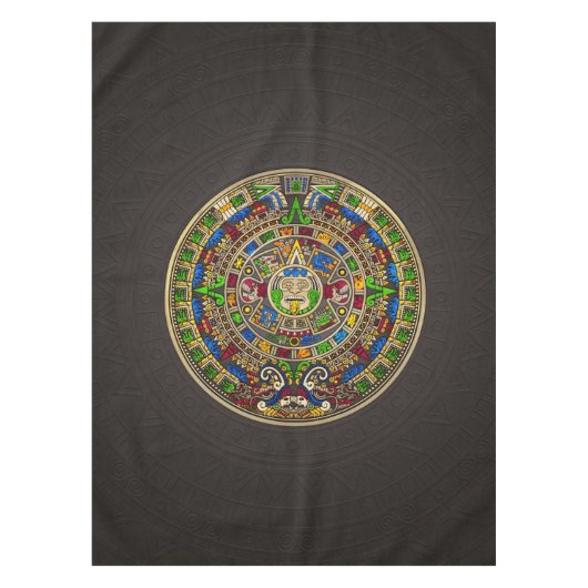 マヤ暦 – 色 テーブルクロス (正面)