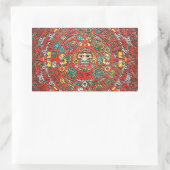 マヤ暦 長方形シール (バッグ)