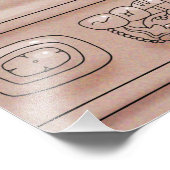 マヤ書記官 フォトプリント            (角)