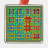 マヤ民族の部族パターン.jpg メタルオーナメント (正面)