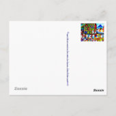 マヤ民族壁画グアテマラのはがき ポストカード (裏面)