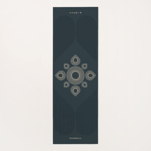 マヤ疑問に思ガーデン#1両面ヨガマット ヨガマット (裏面)