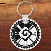 マヤ神のシンボルHunab Ku キーホルダー (正面)