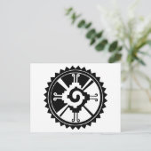 マヤ神のシンボルHunab Ku ポストカード (スタンド正面)