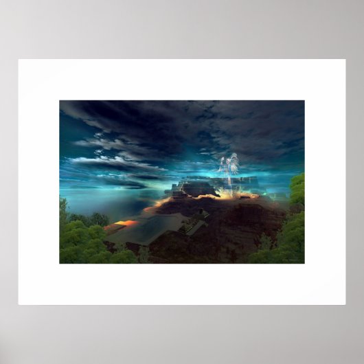 マヤ神秘プリント ポスター (正面)