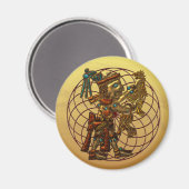 マヤ神 マグネット (正面/裏面)