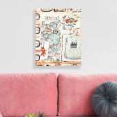 マヤ詳細 キャンバスプリント (インサイチュ (リビング))