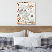マヤ詳細 キャンバスプリント (インサイチュ (寝室))