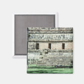 マヤ遺跡ホンジュラス写真設計冷蔵庫 マグネット (正面/裏面)