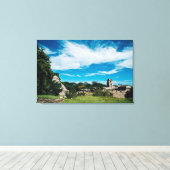 マヤ遺跡 キャンバスプリント (インサイチュ (ウッドフロア))