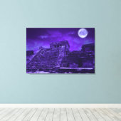 マヤ遺跡 |トゥルムメキシコ キャンバスプリント (インサイチュ (ウッドフロア))