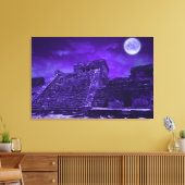 マヤ遺跡 |トゥルムメキシコ キャンバスプリント (インサイチュ (リビング))