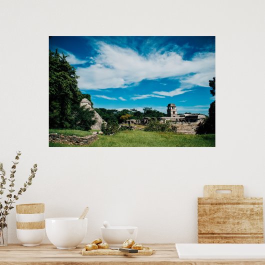 マヤ遺跡 ポスター (キッチン)