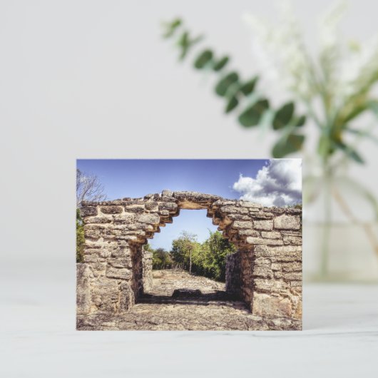 マヤ遺跡 ポストカード (スタンド正面)