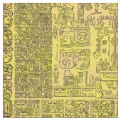 マヤ金ゴールド布 ファブリック (クローズアップ)