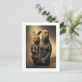 マヤ・グースデス・イクチェルと彼女のウサギ仲間 ポストカード (スタンド正面)