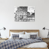 マヤ・チック・タック・トゥ？ キャンバスプリント (インサイチュ (寝室))