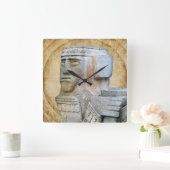 マヤ・チャコル像 スクエア壁時計 (ホーム)