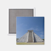 マヤ・ピラミッド、3月の朝 マグネット (正面/裏面)