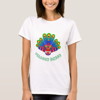 マユララクシャ(スリランカ孔雀デビル)デザ インT Tシャツ