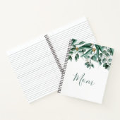 マユーカリモダン葉水色 ノートブック (内部)