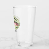 マユーモアのあるス魚釣りマス タンブラーグラス (左)