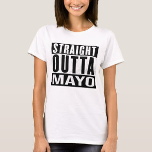マヨアイルランド – ストレートアウタマイヨ – アイルランド語 Tシャツ