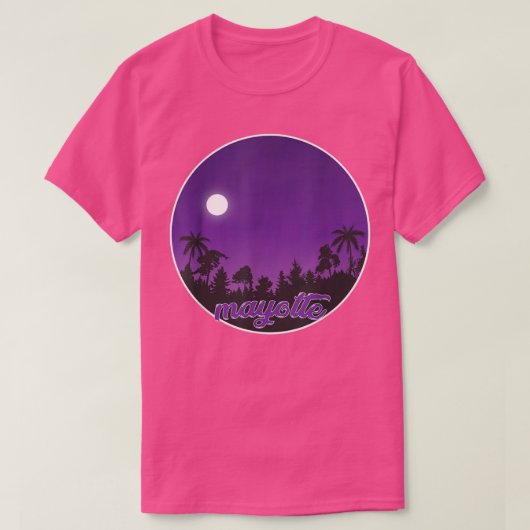マヨットパームズで夜ごと Tシャツ (デザイン正面)