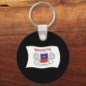 マヨット国旗のキーチェーン キーホルダー (正面)