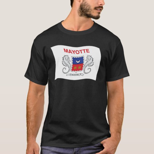マヨット旗シャツ Tシャツ (正面)