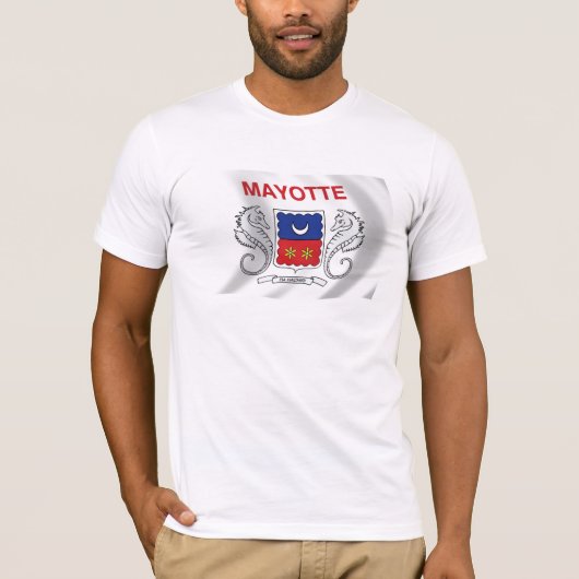マヨット旗シャツ Tシャツ (正面)