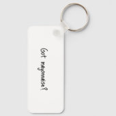 マヨネーズおもしろい日本のキーチェーン キーホルダー (裏面)