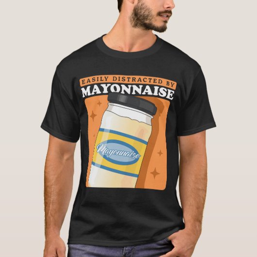 マヨネーズによるマヨネーズ Tシャツ (正面)