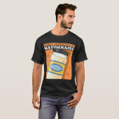 マヨネーズによるマヨネーズ Tシャツ (正面フル)