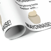 マヨネーズ・ソース食品マヨネーズおもしろいマヨネーズ ラッピングペーパー (ロールコーナー)