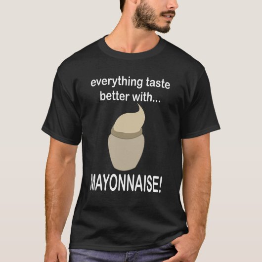 マヨネーズ・ソース食品マヨネーズおもしろいマヨネーズ Tシャツ (正面)
