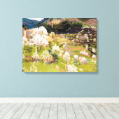 マヨルカのテラス庭園（サンティアゴ・ルシニョル著） キャンバスプリント (インサイチュ (ウッドフロア))