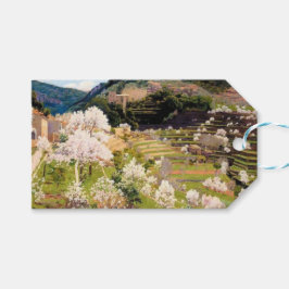 マヨルカのテラス庭園（サンティアゴ・ルシニョル著） ギフトタグ