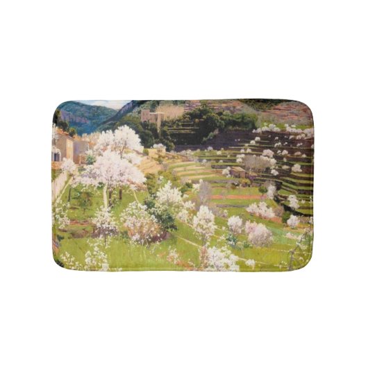 マヨルカのテラス庭園（サンティアゴ・ルシニョル著） バスマット (正面)