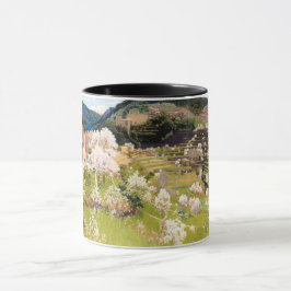 マヨルカのテラス庭園（サンティアゴ・ルシニョル著） マグカップ