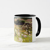 マヨルカのテラス庭園（サンティアゴ・ルシニョル著） マグカップ (正面右)