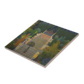 マヨルカの風格ある庭園(サンティアゴ・ルシニョル著) タイル (側面)