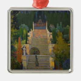 マヨルカの風格ある庭園（サンティアゴ・ルシニョル著） メタルオーナメント