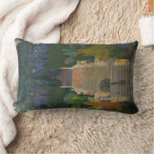 マヨルカの風格ある庭園(サンティアゴ・ルシニョル著) ランバークッション (ブランケット)