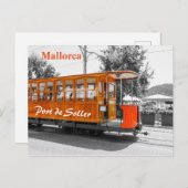マヨルカオールドトラム・オブ・ポート・ド・ソラー ポストカード (正面/裏面)