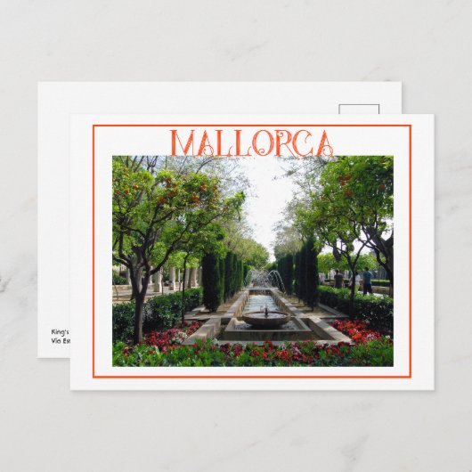 マヨルカキングズガーデン ポストカード (正面/裏面)