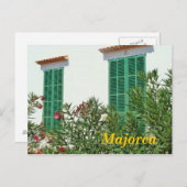 マヨルカグリーン窓 ポストカード (正面/裏面)