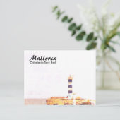 マヨルカコロニアデサンジョルディライトハウスアート ポストカード (スタンド正面)